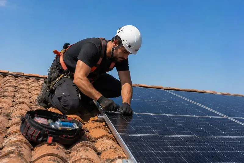 Maintenance et monitoring de panneaux solaires à la Couture